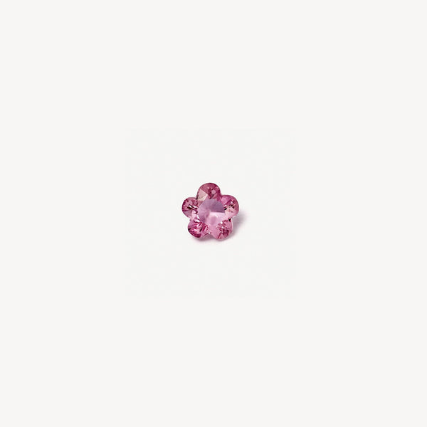Pink Flower Charm for Necklace Making