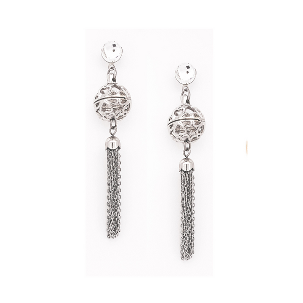 Handmade Aromatherapy Lucky HeartsTassel Earrings,