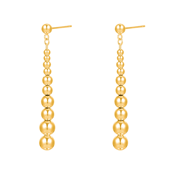 Silver Beads Earrings