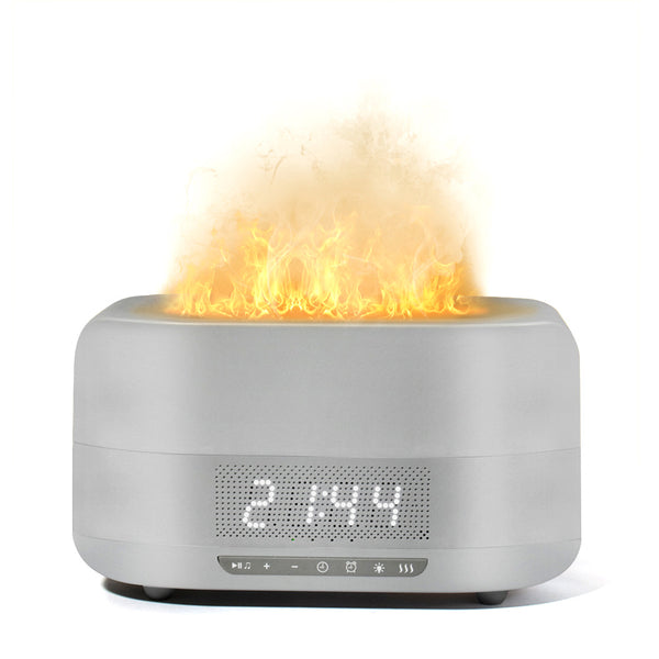 LED Alarm Clock Essential Oil Diffuser